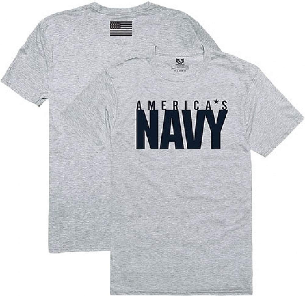 Relaxed Graphic T's,US Navy, H.Grey, 2X