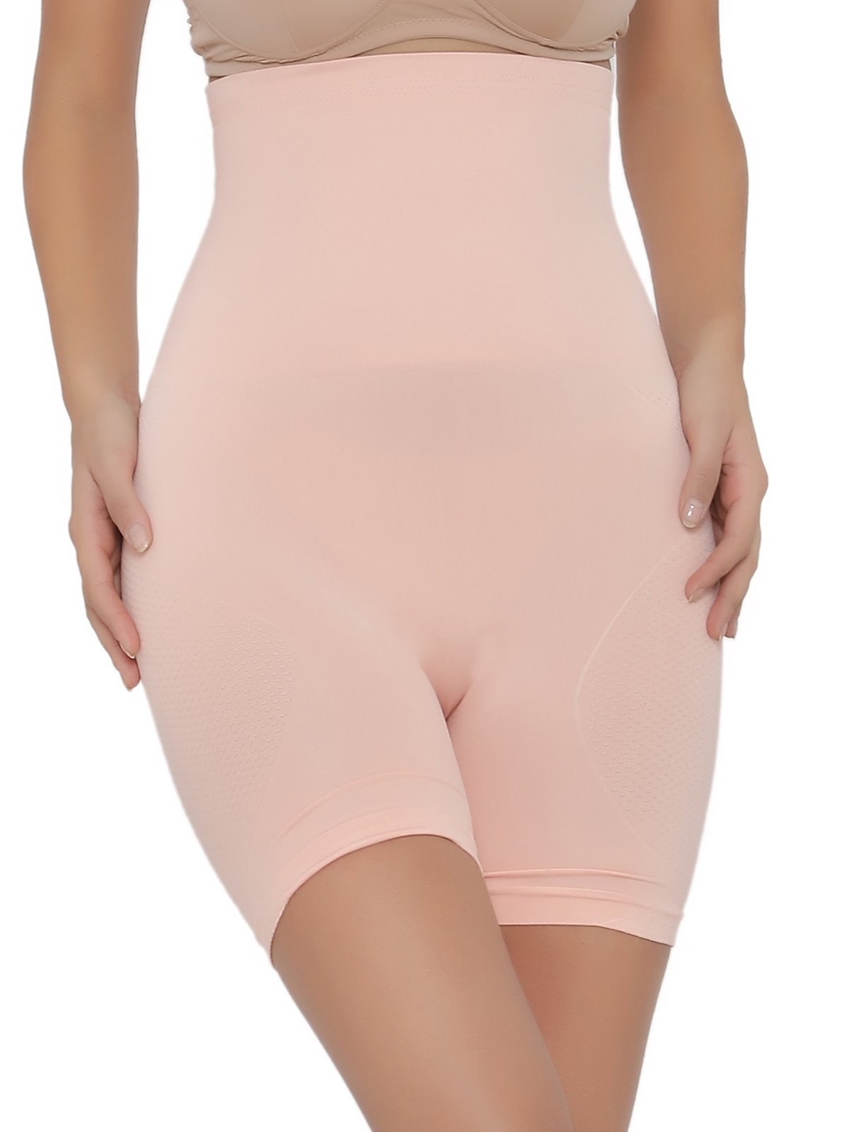 Clovia Womens 4-in-1 Shaper - Tummy, Back, Thighs, HIPS (SW0025R16_Orange_XXL)