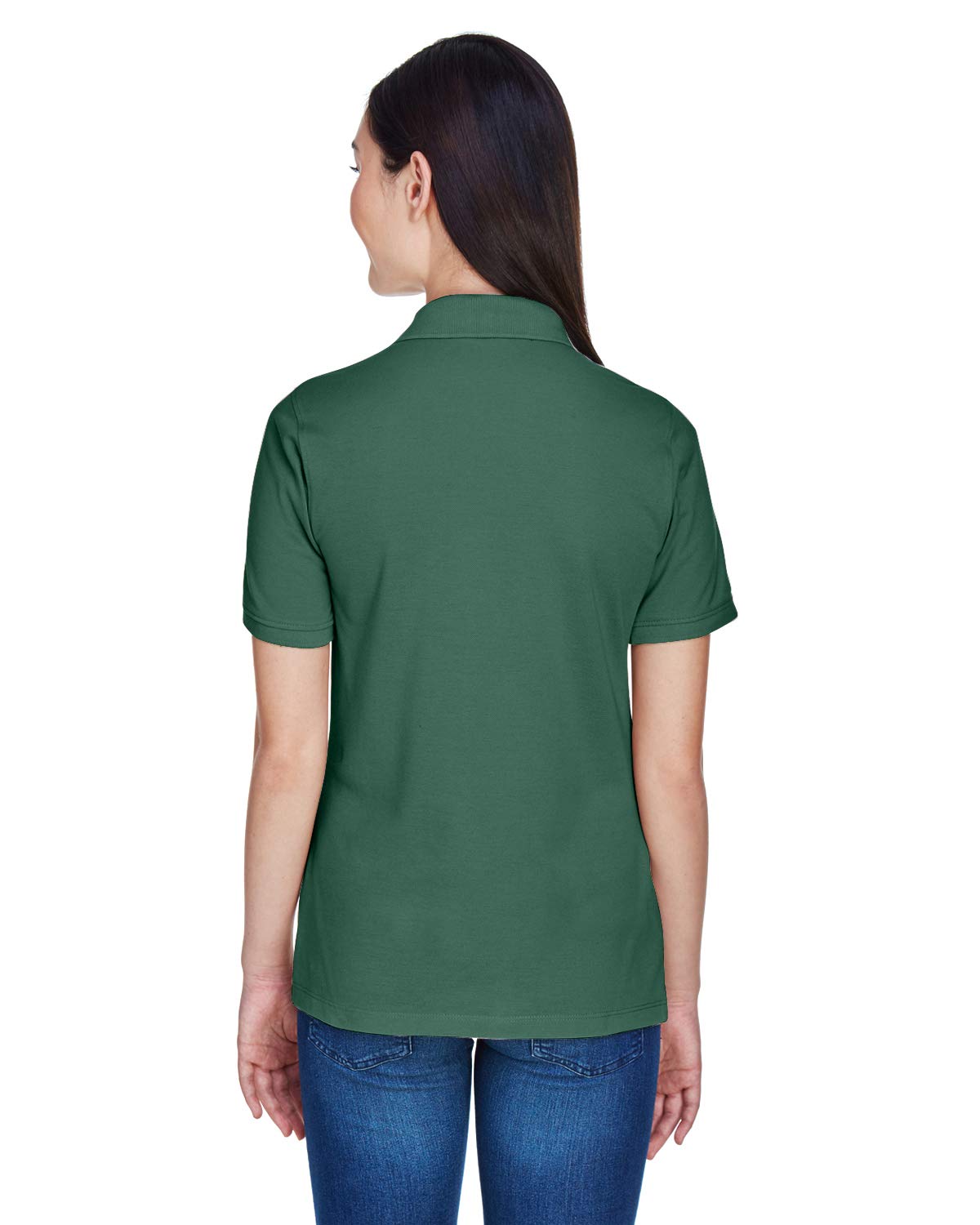 Ladies 56 oz Easy BlendPolo - WHITE - XS(D0102H76352)