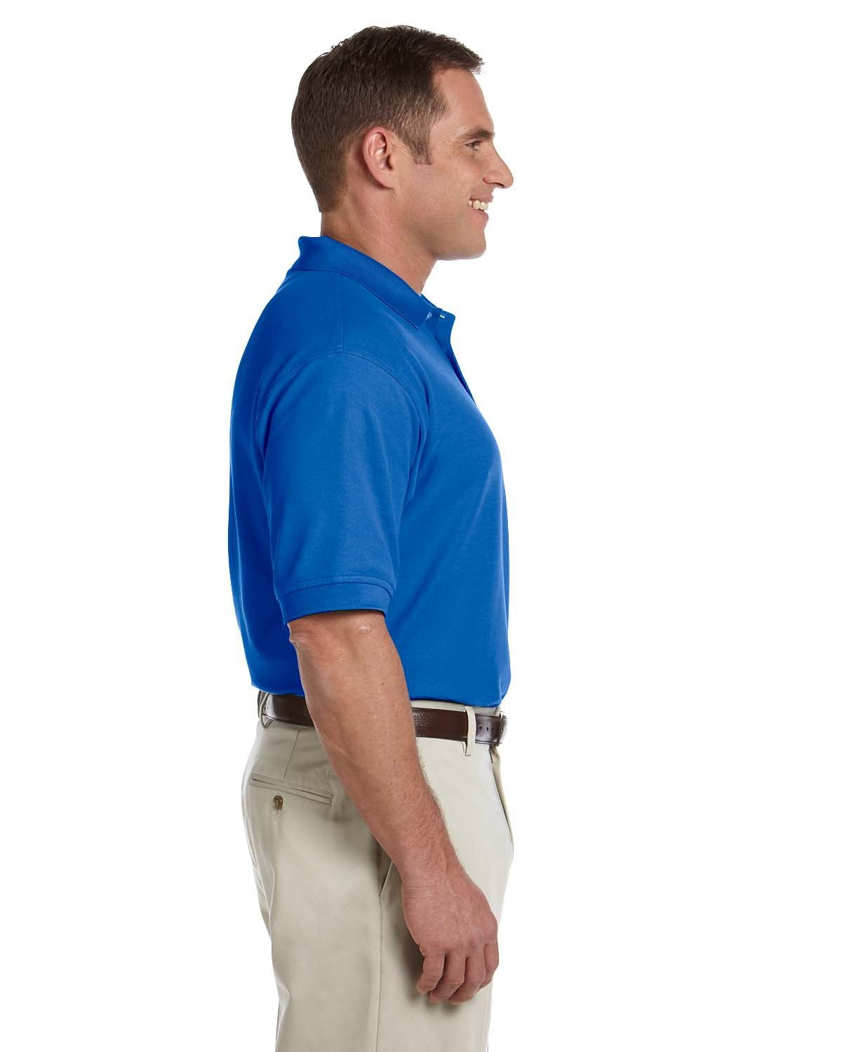 Mens Pima Piqu Short-Sleeve Polo - WHITE - XS(D0102H76UET)