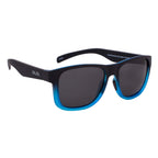 Solize Sweet Summer Time - Black and Light Blue to Blue by DelSol for Unisex - 1 Pc Sunglasses