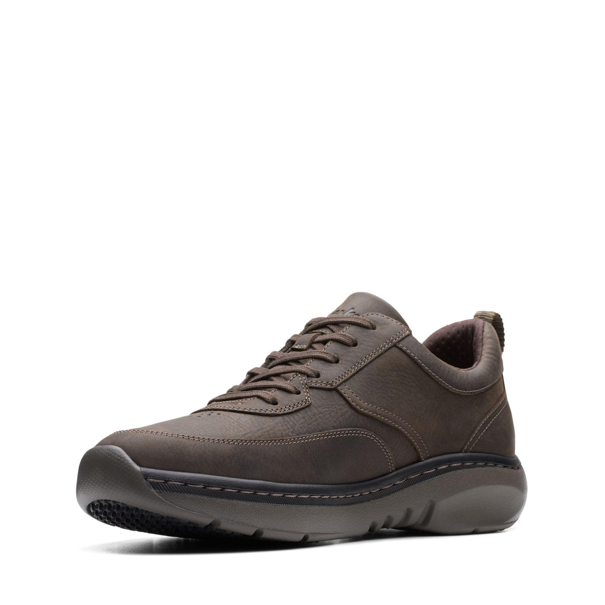 Clarks Mens Clarkspro Lace, Dark Brown Tumbled Leather, 10 9