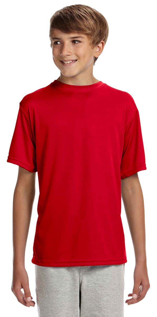 Youth cooling Performance T-Shirt - gRAPHITE - S(D0102H7KDE2)