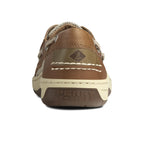 SPERRY Top-Sider Billfish Mens Casual Moc Toe Leather Boat Shoes Dark Tan WIDE WIDTH 8.5