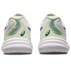 ASICS Women's Upcourt 5 Volleyball Shoes, 8, White/Ink Teal