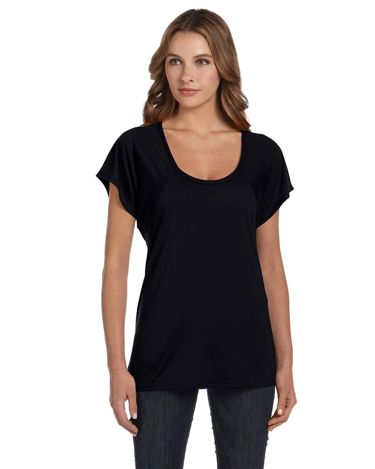 Ladies Flowy Raglan T-Shirt - WHITE - S(D0102H78S5P)