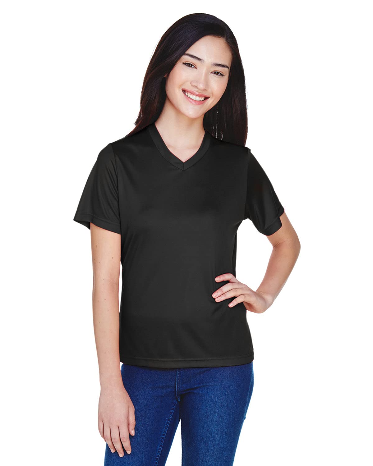 Ladies Zone Performance T-Shirt - WHITE - XS(D0102H7NBNJ)