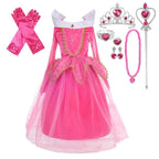 Dressy Daisy Girls Sleeping Princess Dress Up Costume with Accessories Birthday Halloween Christmas Fancy Party Outfit Size 6X-8