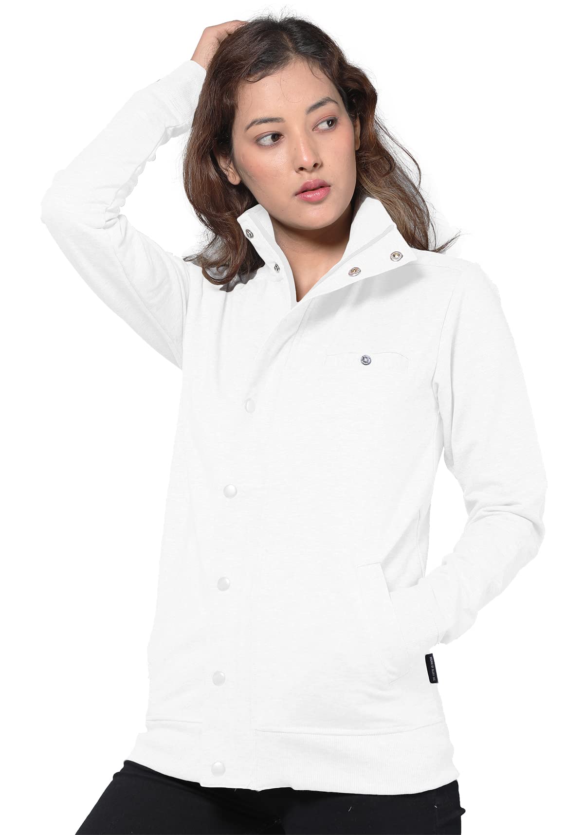 Dream of Glory Inc. Womens Jacket (wDOGIwJACKETTRACKWHITE_9XL) 9