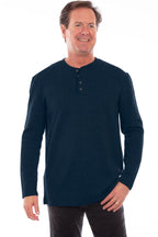 HEATHER RIB HENLEY