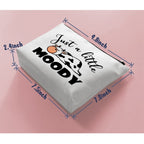 BiuNiuring Cow Gifts for Cow Lovers, Cow Gifts for Women, Cow Accessories Cosmetic Bag, Cow Makeup Bag, Who Loves Moody Cosmetic