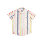 Pepe Jeans Boys Regular Fit Striped Shirts Multicolour