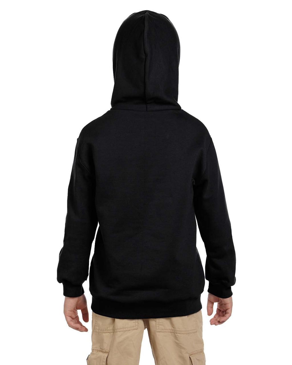 Youth Powerblend Pullover Hooded Sweatshirt - BLAcK - S(D0102HI3FA7)