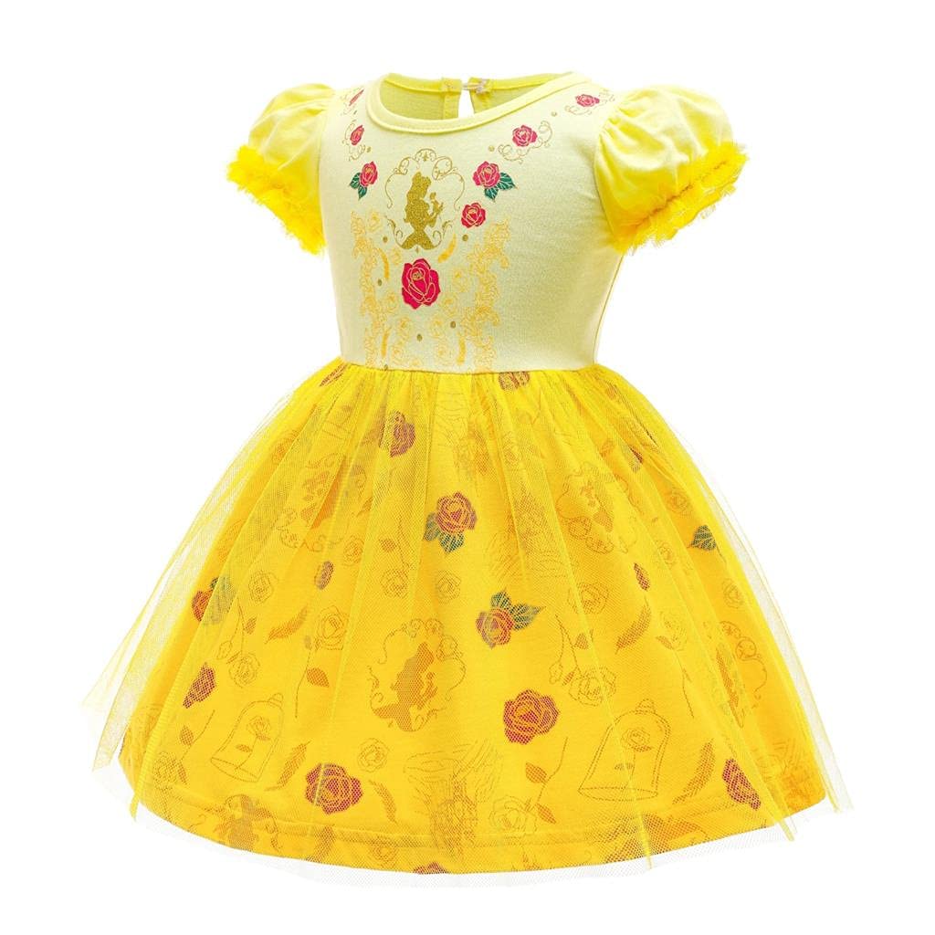 Dressy Daisy Princess Dress Up Clothes Halloween Fancy Party Tulle Skirt Summer Outfit for Toddler Girls
