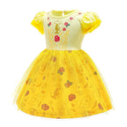 Dressy Daisy Princess Dress Up Clothes Halloween Fancy Party Tulle Skirt Summer Outfit for Toddler Girls