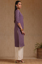 Soch WomenS Cotton Regular Kurta (Cws5Ku61163_Purple