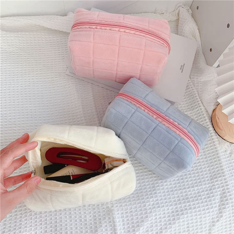 XPONNI Small Cosmetic Bag Cute Makeup Bag Y2k Accessories Aesthetic Make Up Bag Y2k Purse Cosmetic Bag for Purse