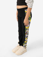 The Souled Store Girl Official Looney Tunes: Stripes Black Cotton Leggings