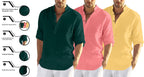 Finivo Fashion MenS Cotton Blend Regular Fit Solid Combo Kurta Shirt Pack Of 3