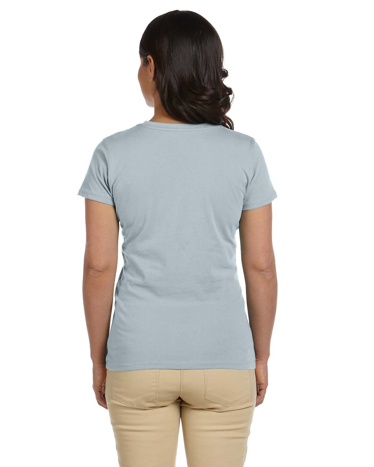Ladies 44 oz 100% Organic cotton classic Short-Sleeve T-Shirt - BLAcK - S(D0102H7ZQY2)