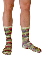Toynk Stacked Hamburgers Photo Print Knee High Socks