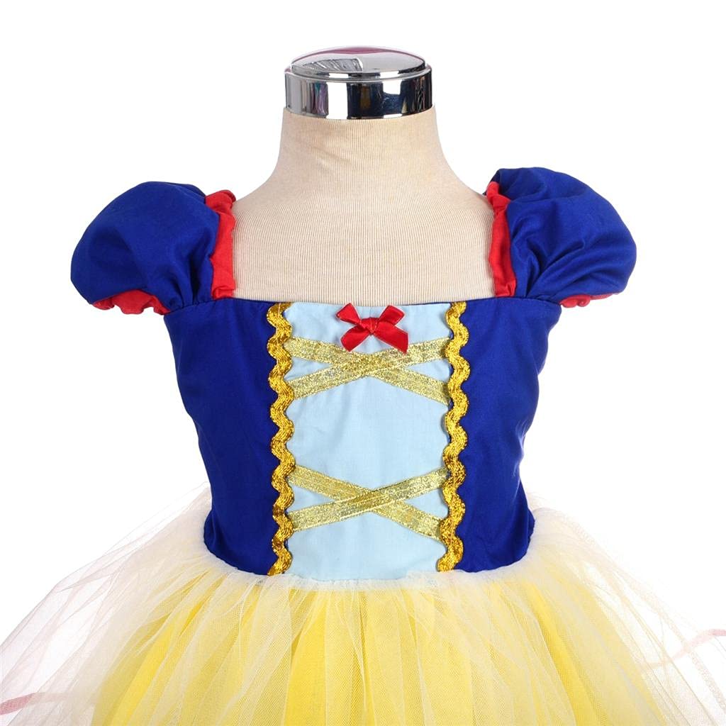 Dressy Daisy Princess costumes Birthday Fancy Halloween Xmas Party Dresses Up for Toddler Little girls with Accessories Size 2T