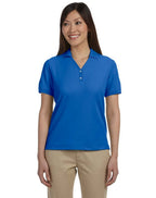 Ladies Pima Piqu Y-collar Polo - WHITE - XS(D0102H7Y76J)