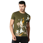 Pepe Jeans MenS Fitted T-Shirt Olive