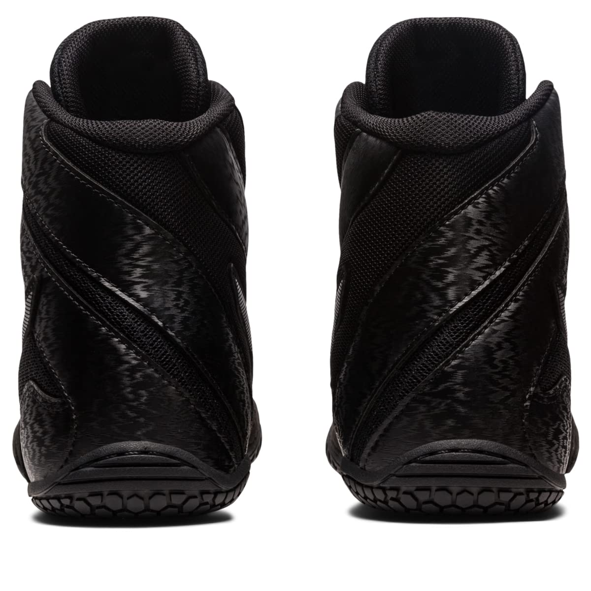 ASICS Men's MATCONTROL 3 Wrestling Shoes, 10, Black/Pure Silver