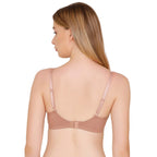 Zivame Womens Cotton Non-Padded Wire Free Full Coverage Bra Beige