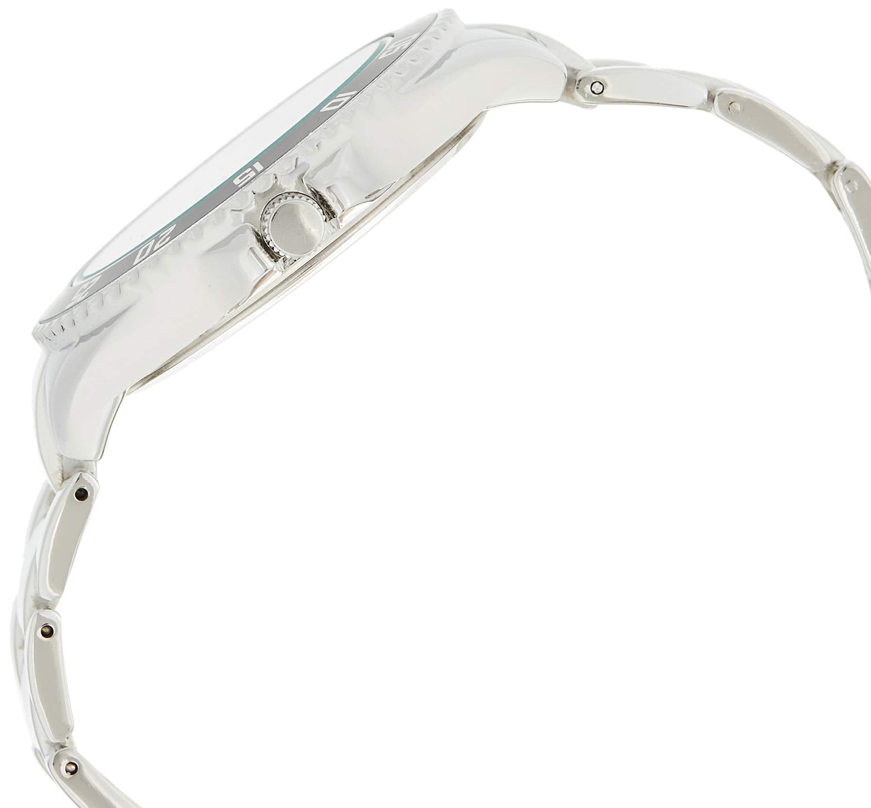 U.S. Polo Assn. Men's Analog Stainless Steel Watch with Black Dial and Rotating Bezel - Sleek Design, Adjustable Band, and Water