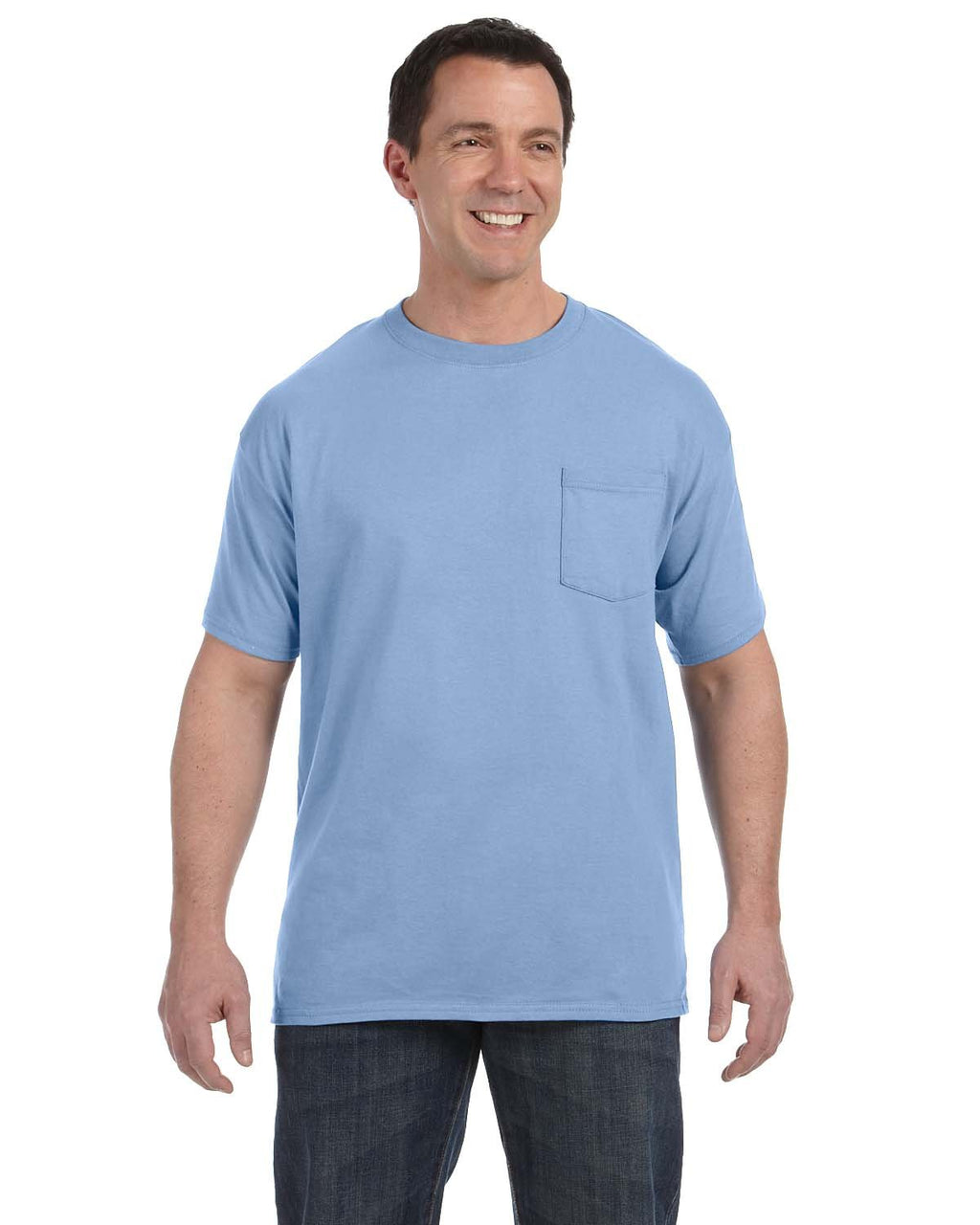 Mens Authentic-T Pocket T-Shirt - ASH - S(D0102H7KQZX)