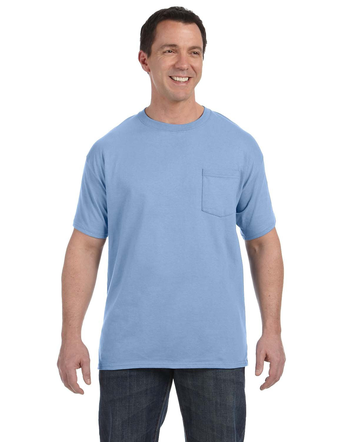 Mens Authentic-T Pocket T-Shirt - ASH - S(D0102H7KQZX)