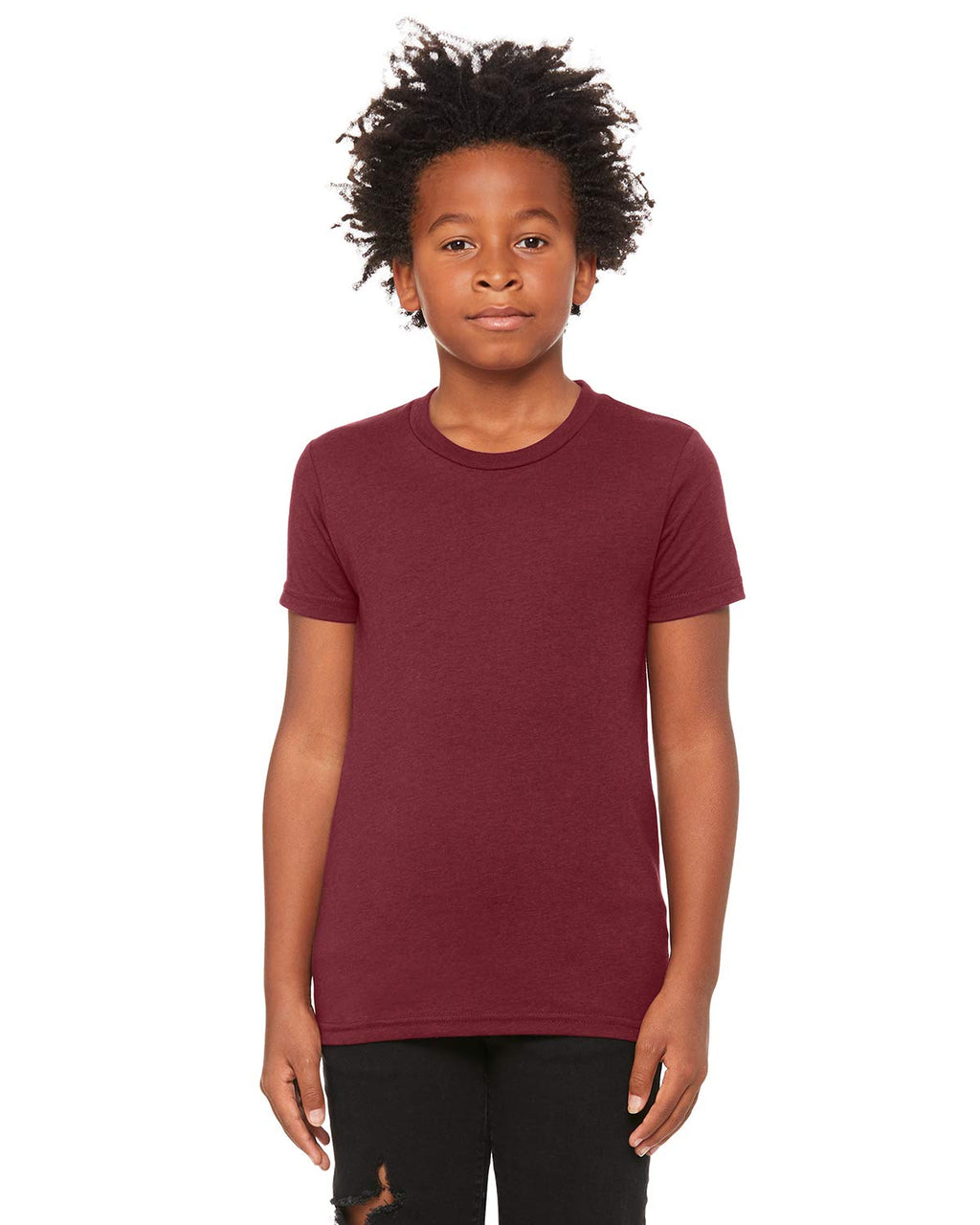 Youth Triblend Short-Sleeve T-Shirt - BLUE TRIBLEND - M(D0102H7W6I2)