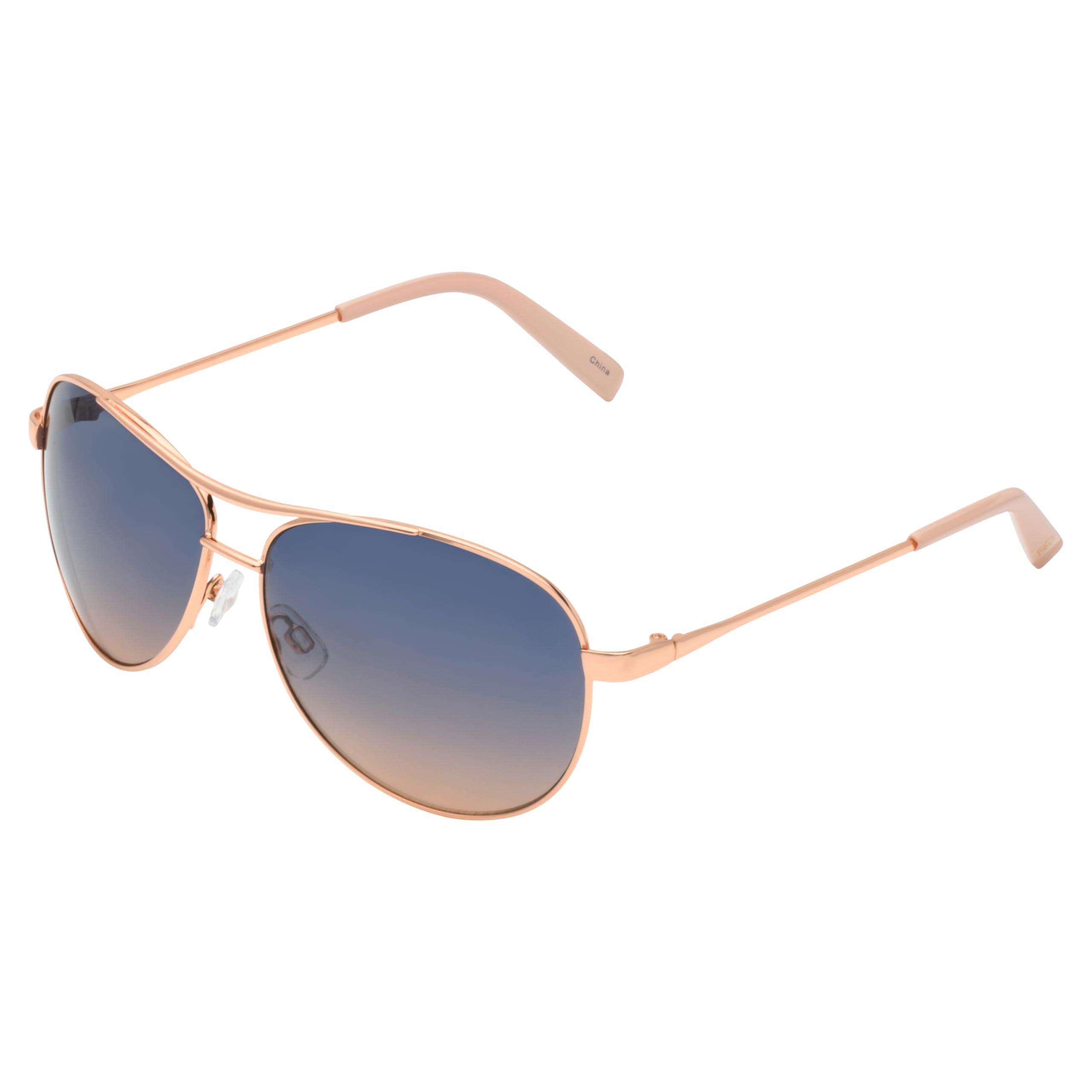 Jessica Simpson Women's J106 Iconic Metal Aviator Pilot Sunglasses with UV400 Protection - Glamorous Lightweight Sunglasses for 