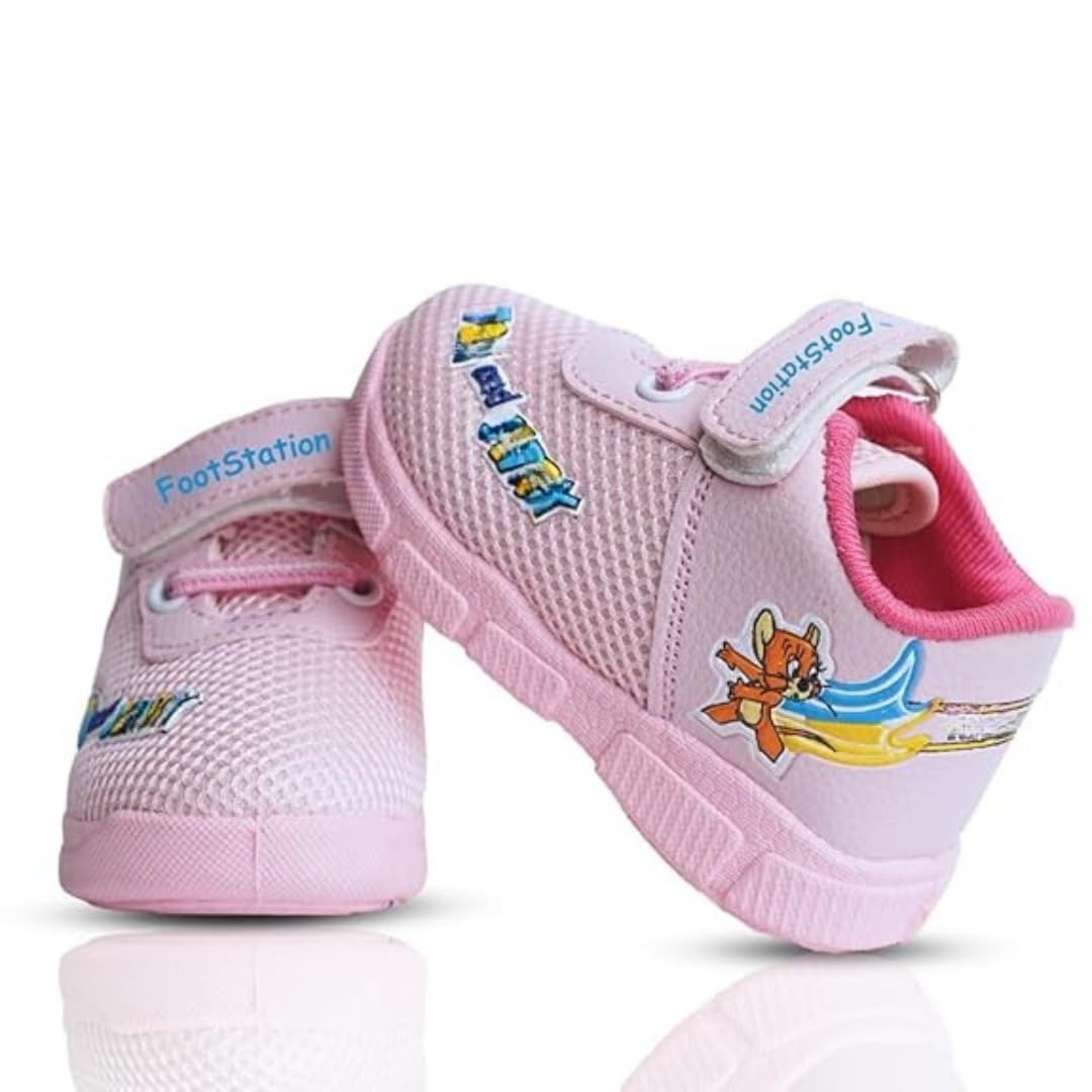 Footstation UnisexChild: InfantS Musical Sound Shoes | Jerri | 9 Months To 2.5 Years (Pink, Uk Footwear Size System, Infant, A 9-2.5