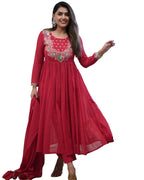 Fashion Basket Chinnon Embroidered Kurta Set For Women