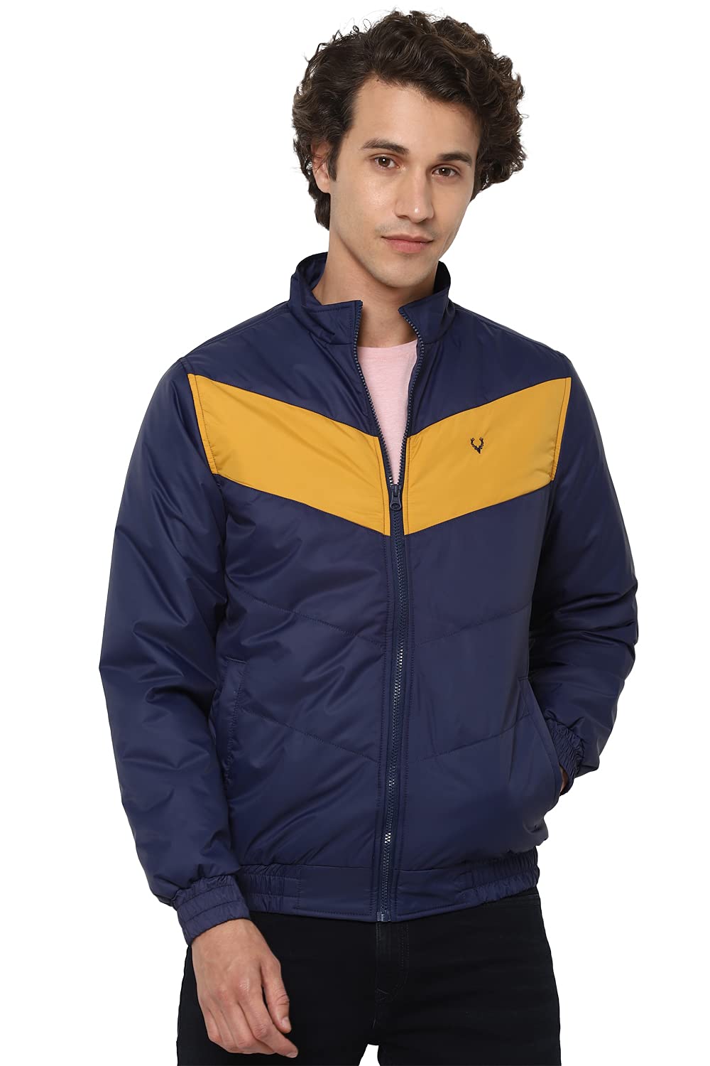 Allen Solly Men Printed Polyester Jacket