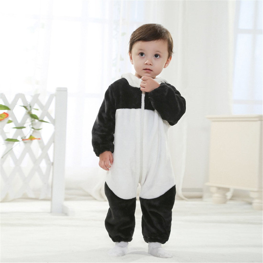 QZERPLAY Unisex Children Panda Halloween Costumes Cartoon Outfit Romper