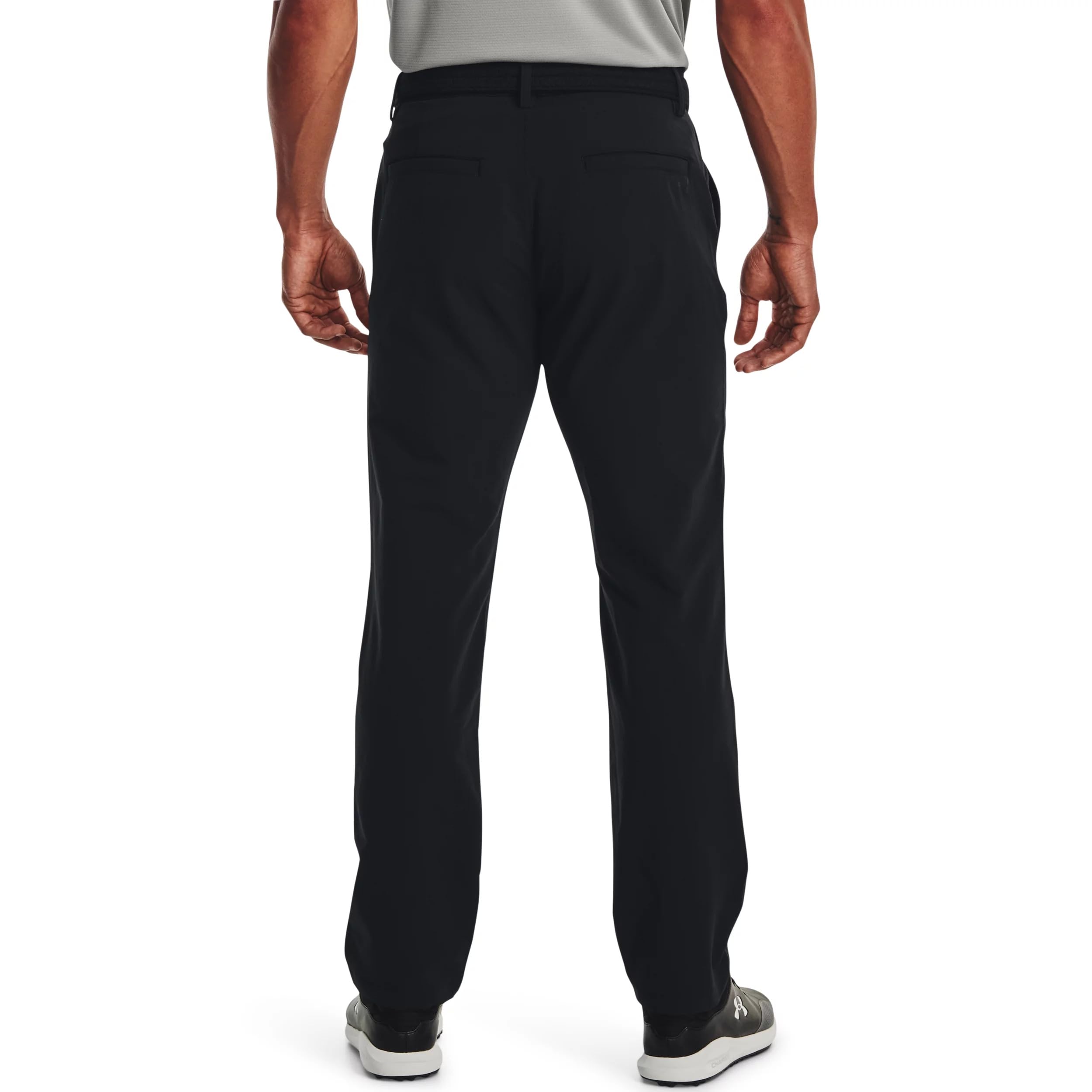 Under Armour Men's Straight Leg Tech Pants, (001) Black/Black/Black, 34/34