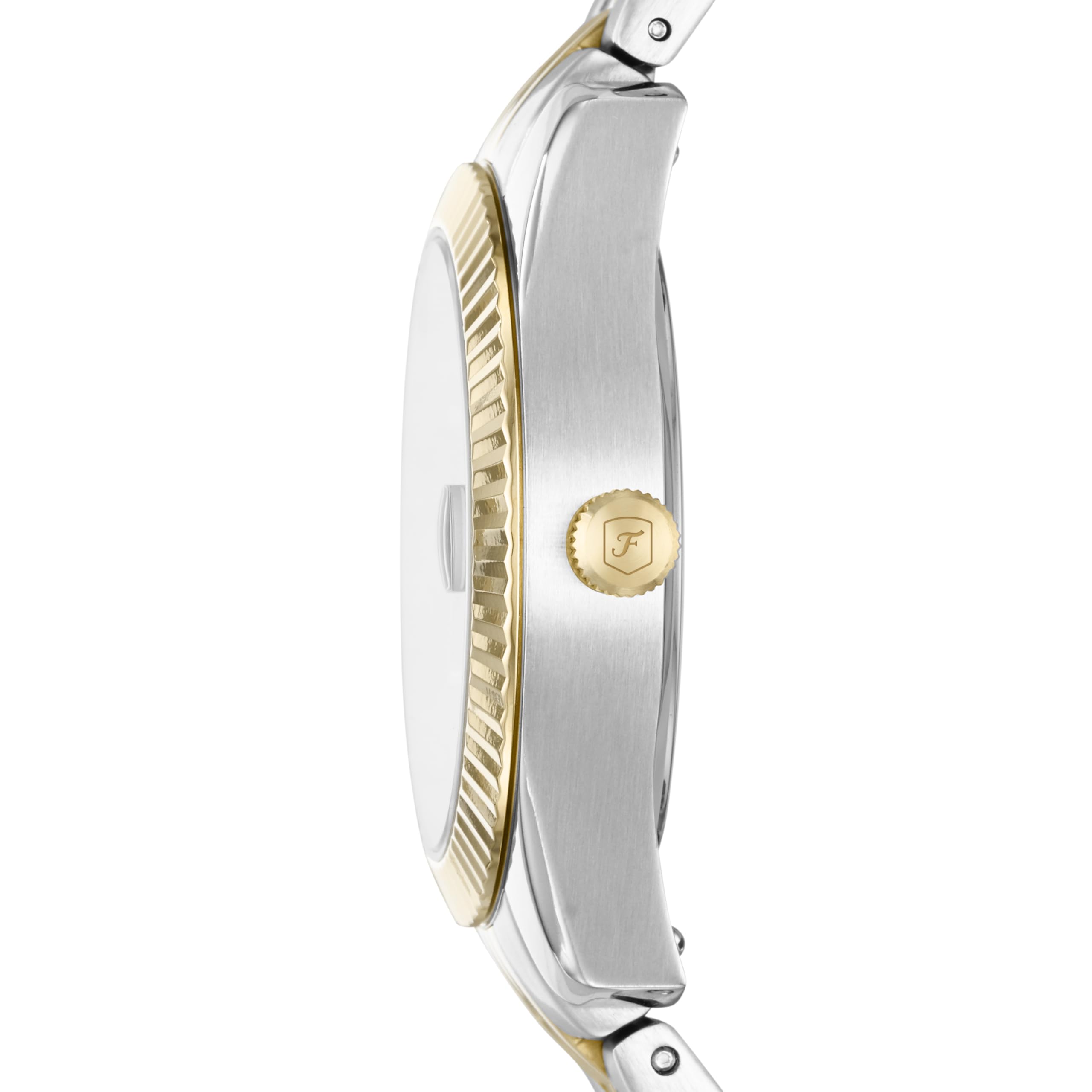 Fossil Women's Scarlette Mini Quartz Stainless Steel Three-Hand Watch, Color: Gold/Silver (Model: ES4949)