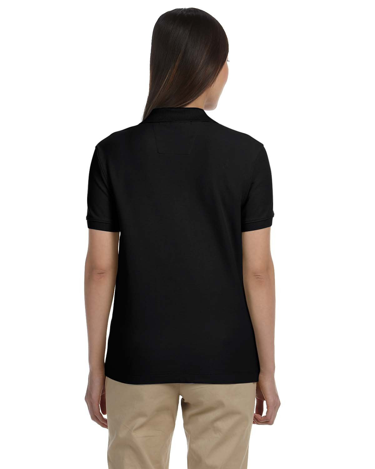 Ladies Pima Piqu Y-collar Polo - WHITE - XS(D0102H7Y7L6)