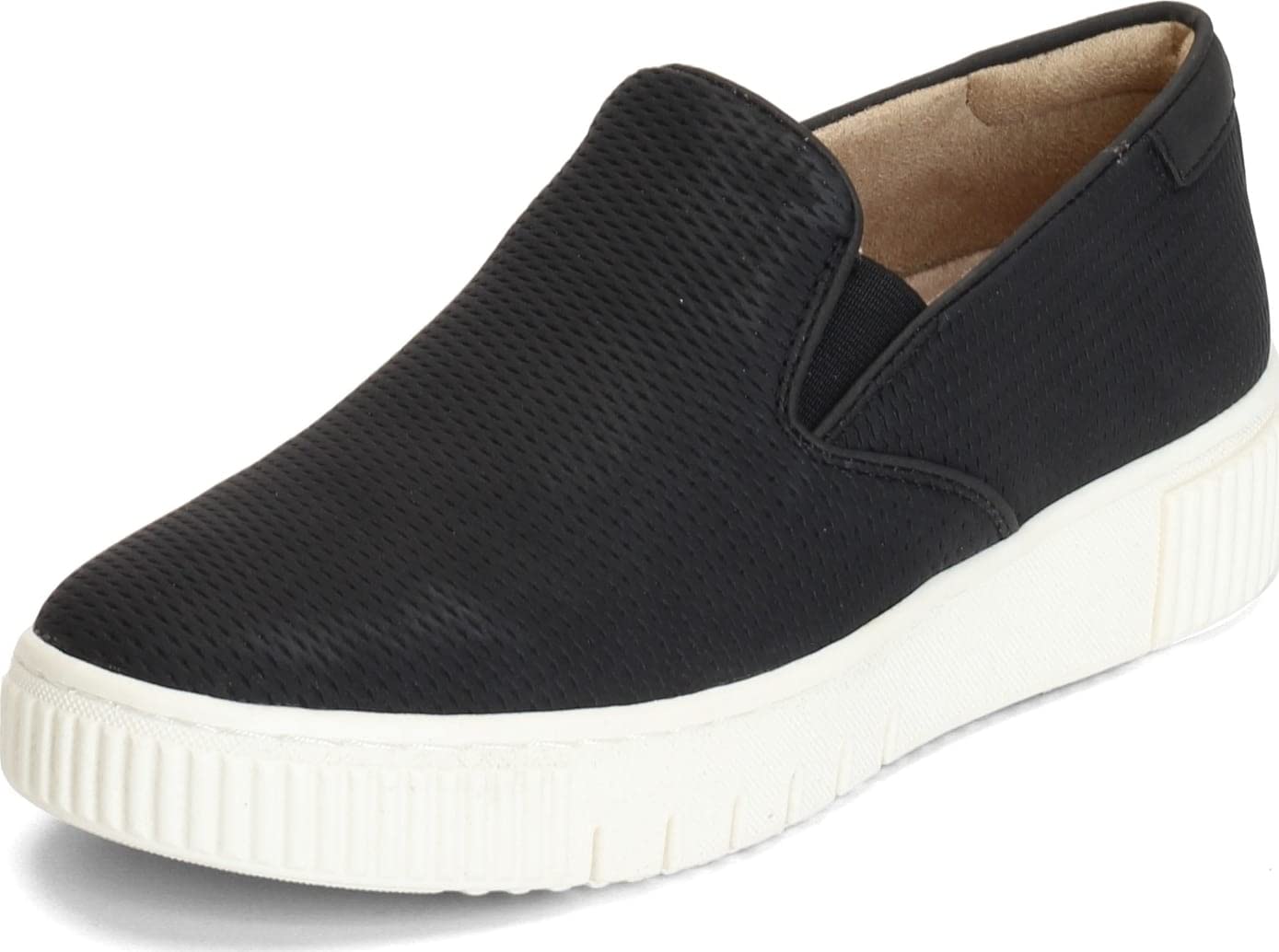 Women's Natural Soul, Tia Platform Sneaker Black 8 W