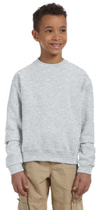 Youth NuBlend Fleece crew - BLAcK - S(D0102HI3YPY)