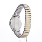 Timex Men's Easy Reader 35mm Watch - Two-Tone Case White Dial with Two-Tone Tapered Expansion Band