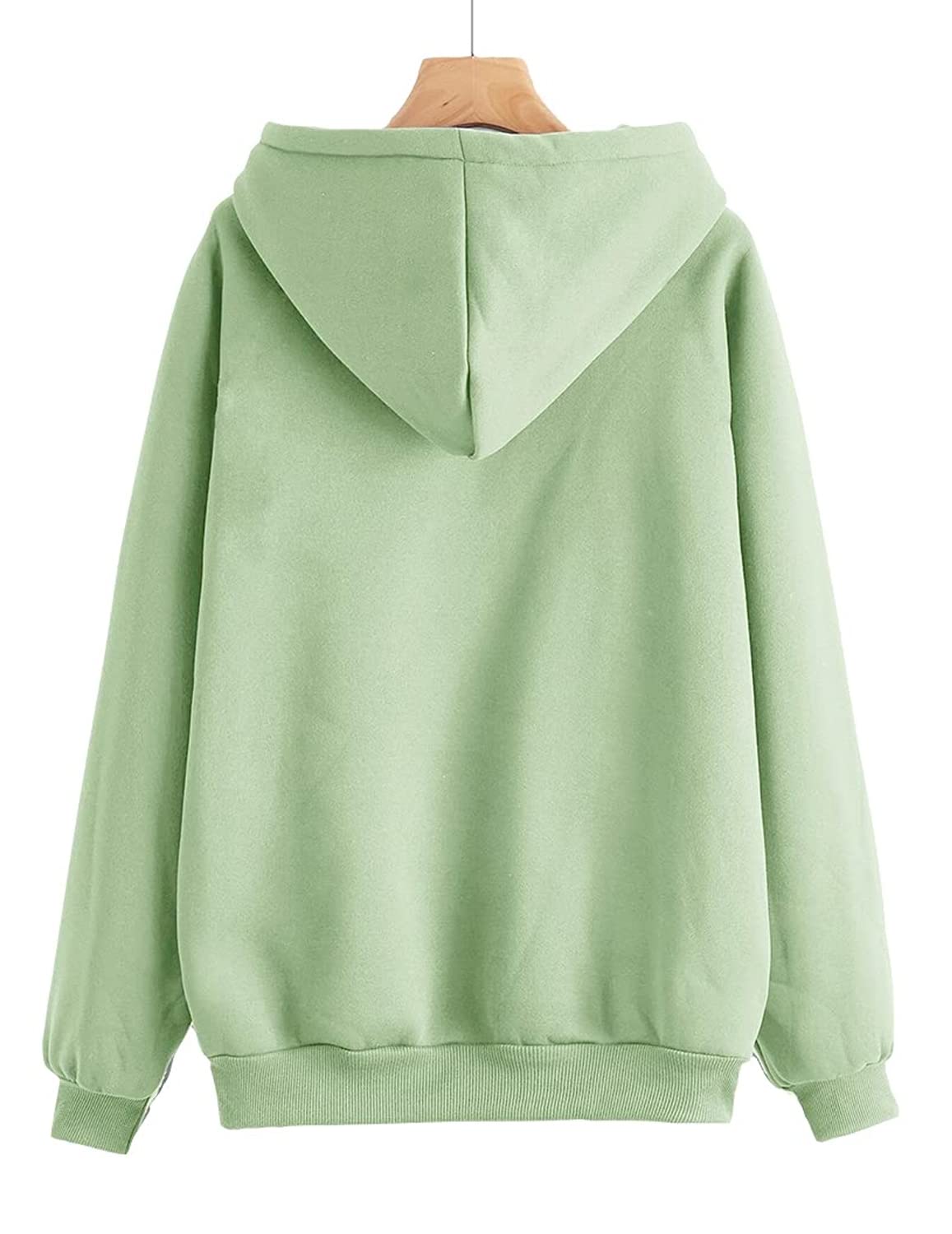JUNEBERRY Womens Solid Regular Fit Cotton Blend Hooded Neck Sweatshirt