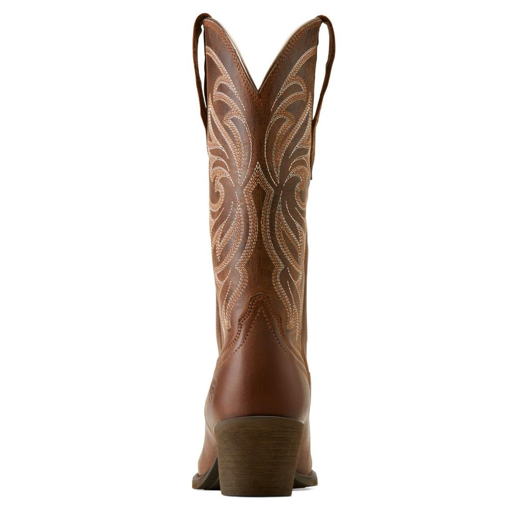 Ariat Women's Heritage J Toe Stretchfit Western Boot, Sassy Brown, 7.5