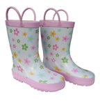 Foxfire FOX-600-52-11 Childrens Pastel Posies Rain Boot - Size 11