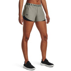 Under Armour Womens Play Up 3.0 Shorts, (504) Grove Green/Black/Black, X-Small