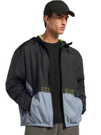 Bewakoof MenS Color Block Oversized Fit Jacket_596246_Black_3Xl